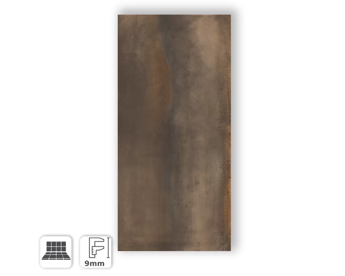 Pavimento in Gres Porcellanato Effetto Metallo Classico Corten 60×120  – EOTM622