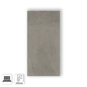 BLUSTYLE PIETRE ITALIA BLACK GRIP 30X60 – GRES DA ESTERNO EFFETTO PIETRA ANTISCIVOLO NERO
