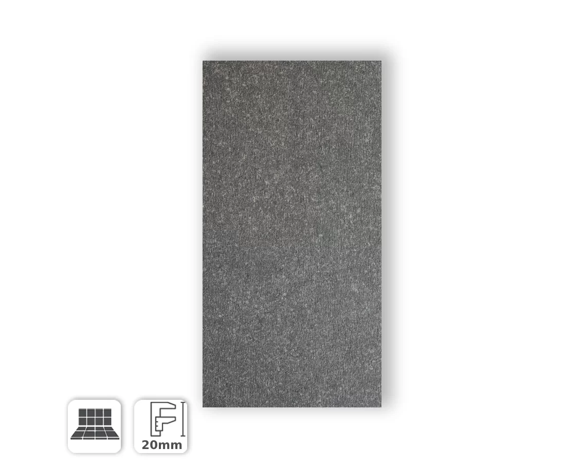 COTTO D’ESTE ANTHRACITE PLEIN AIR 15X30 – GRES PORCELLANATO 20MM DA ESTERNO EFFETTO PIETRA